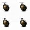 Service Caster 3 Inch Windsor Antique Soft Tread Ball Caster - Top Plate - SCC, 4PK SCC-TP01S30-DCR-WA-TP2-4 - alternate 1